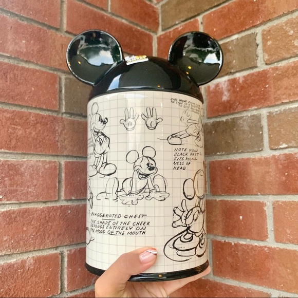 DISNEY MICKEY MOUSE SKETCHBOOK COOKIE JAR
